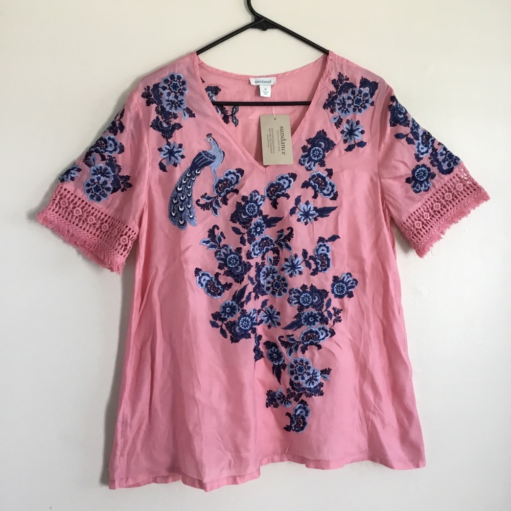NWT Sundance Rana Embroidered Top - Picture 5 of 8